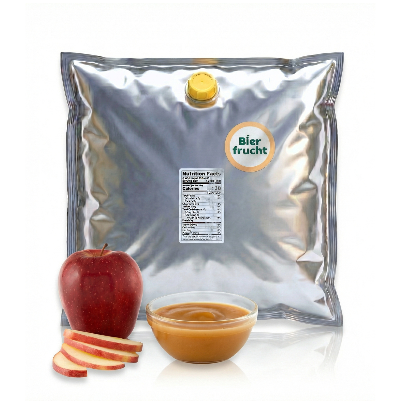 Apple Fruit Purée 44 Lb bag in box