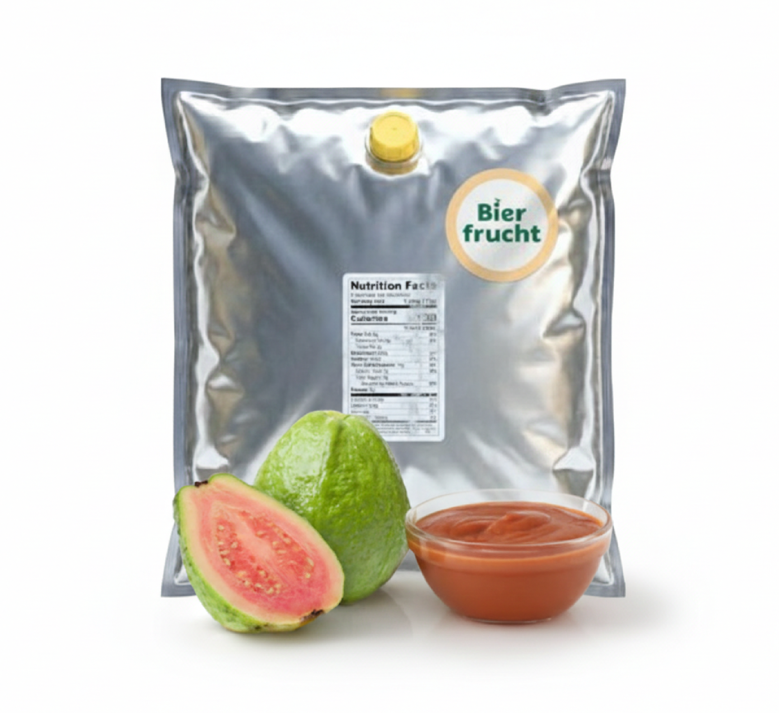 Pink Guava Fruit Purée 11 Lb bag in bag
