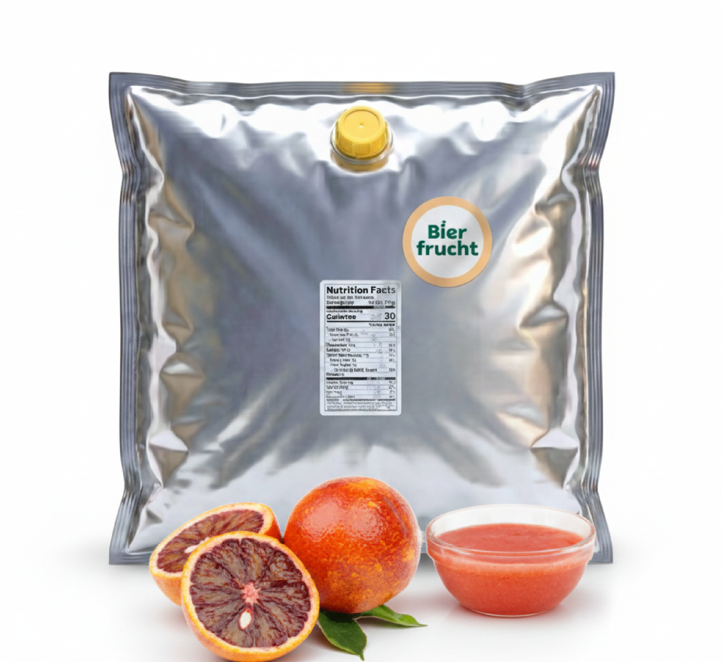 Blood Orange Fruit Purée 44 Lb bag in box
