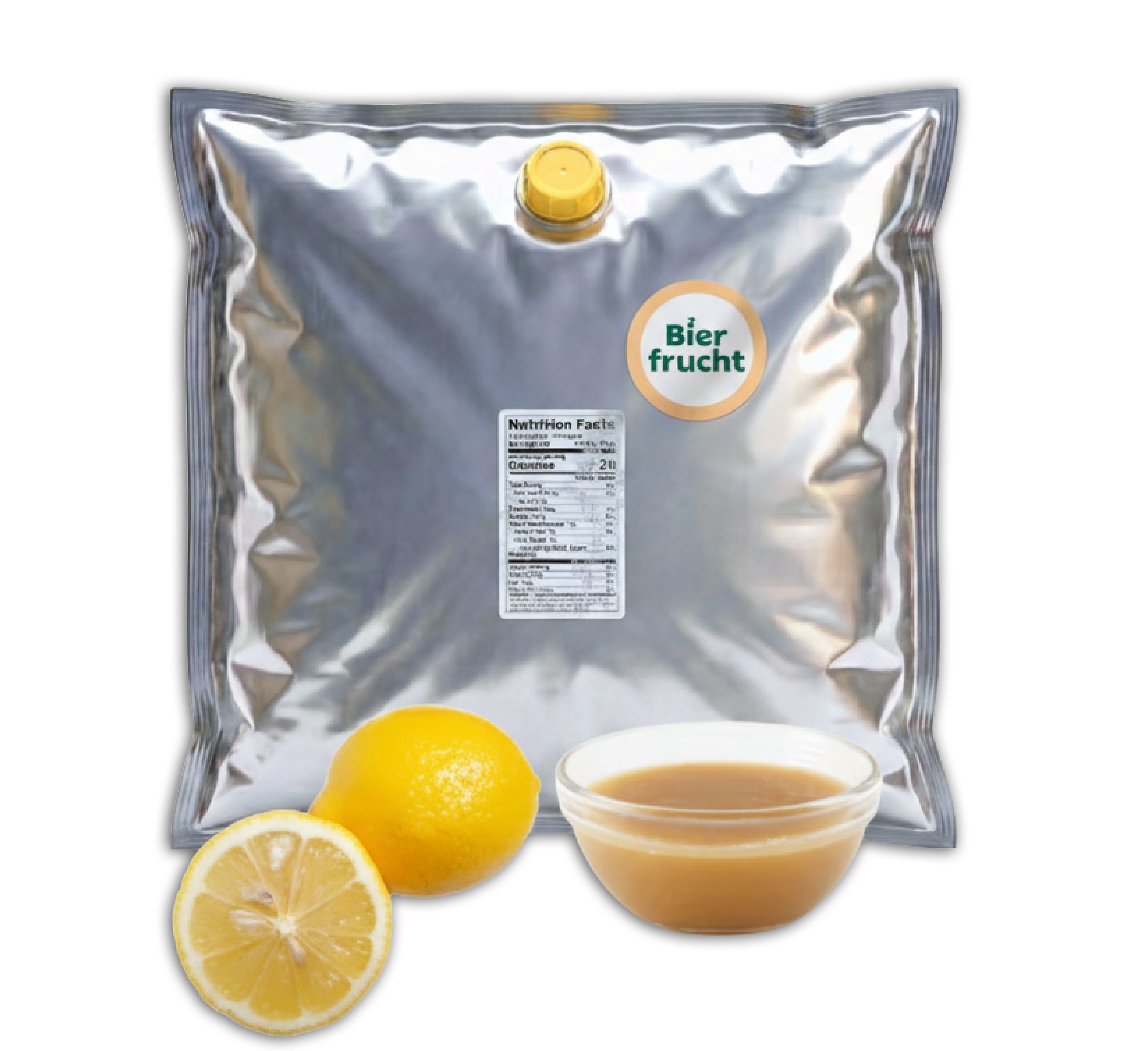 Lemon Fruit Purée 44 Lb bag in box