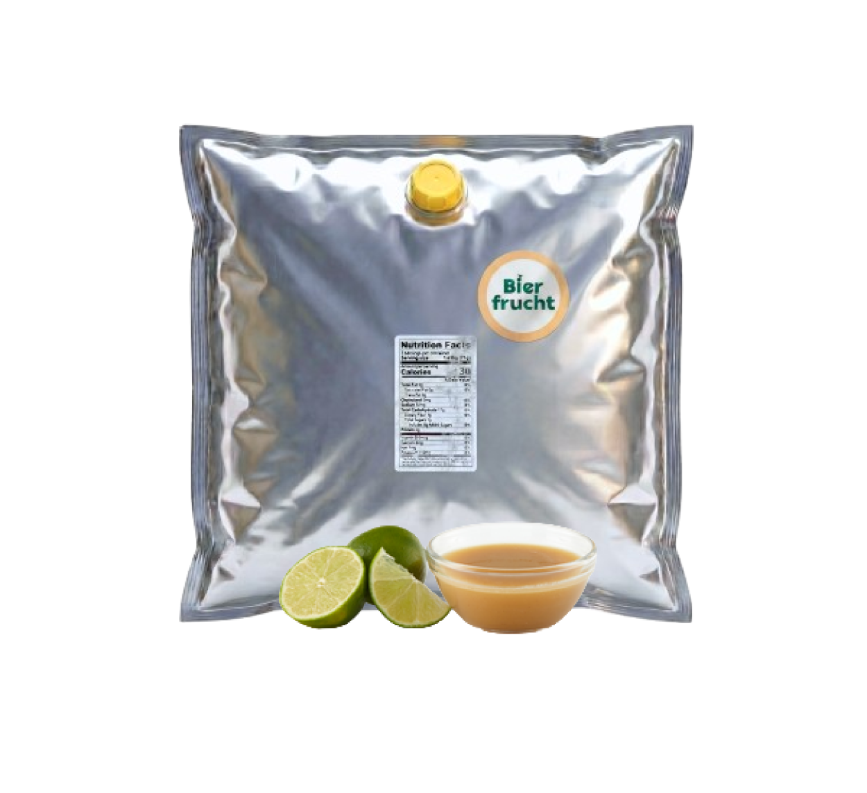 Lime Fruit Purée 44 Lb bag in box