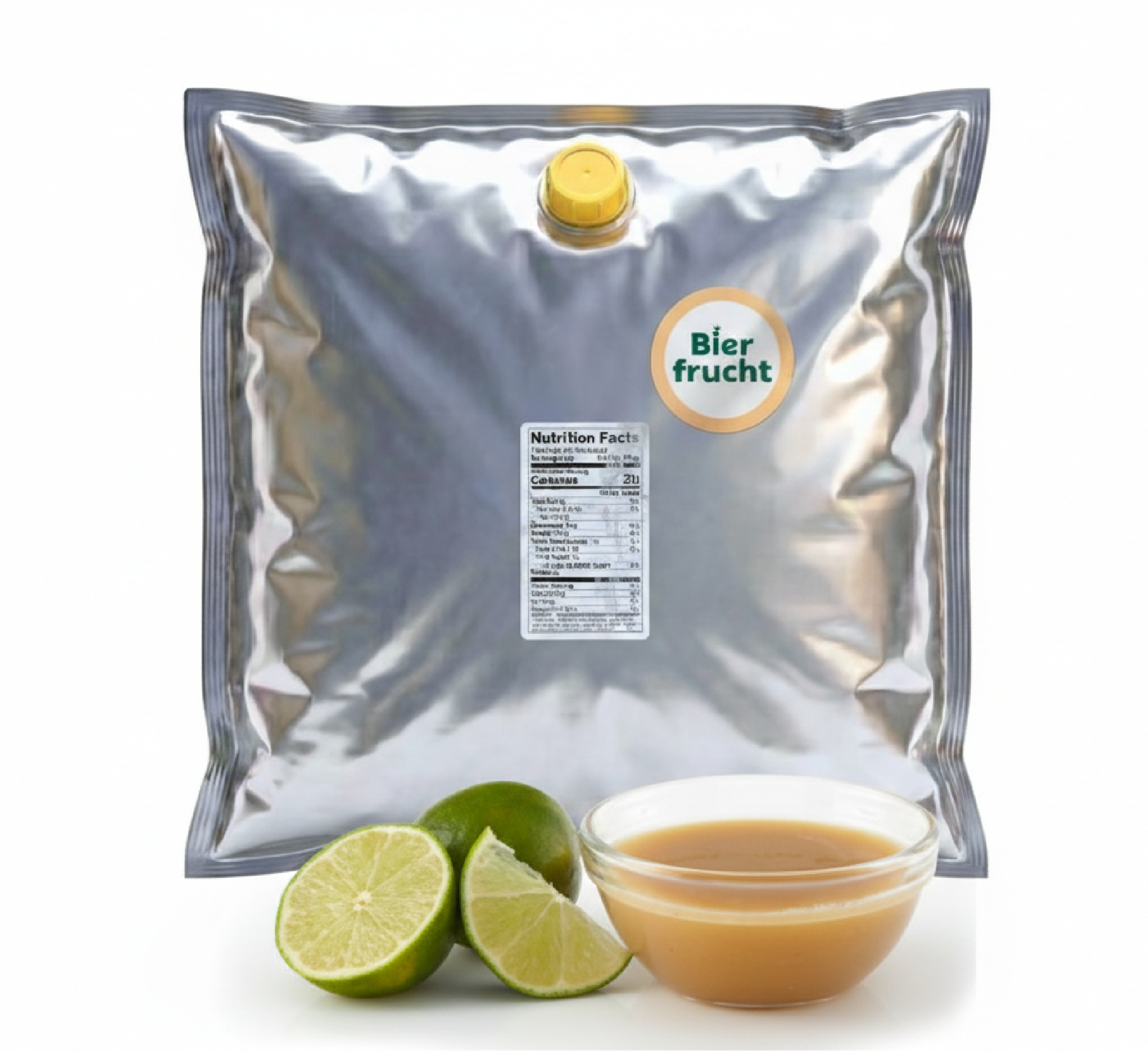 Lime Fruit Purée 44 Lb bag in box