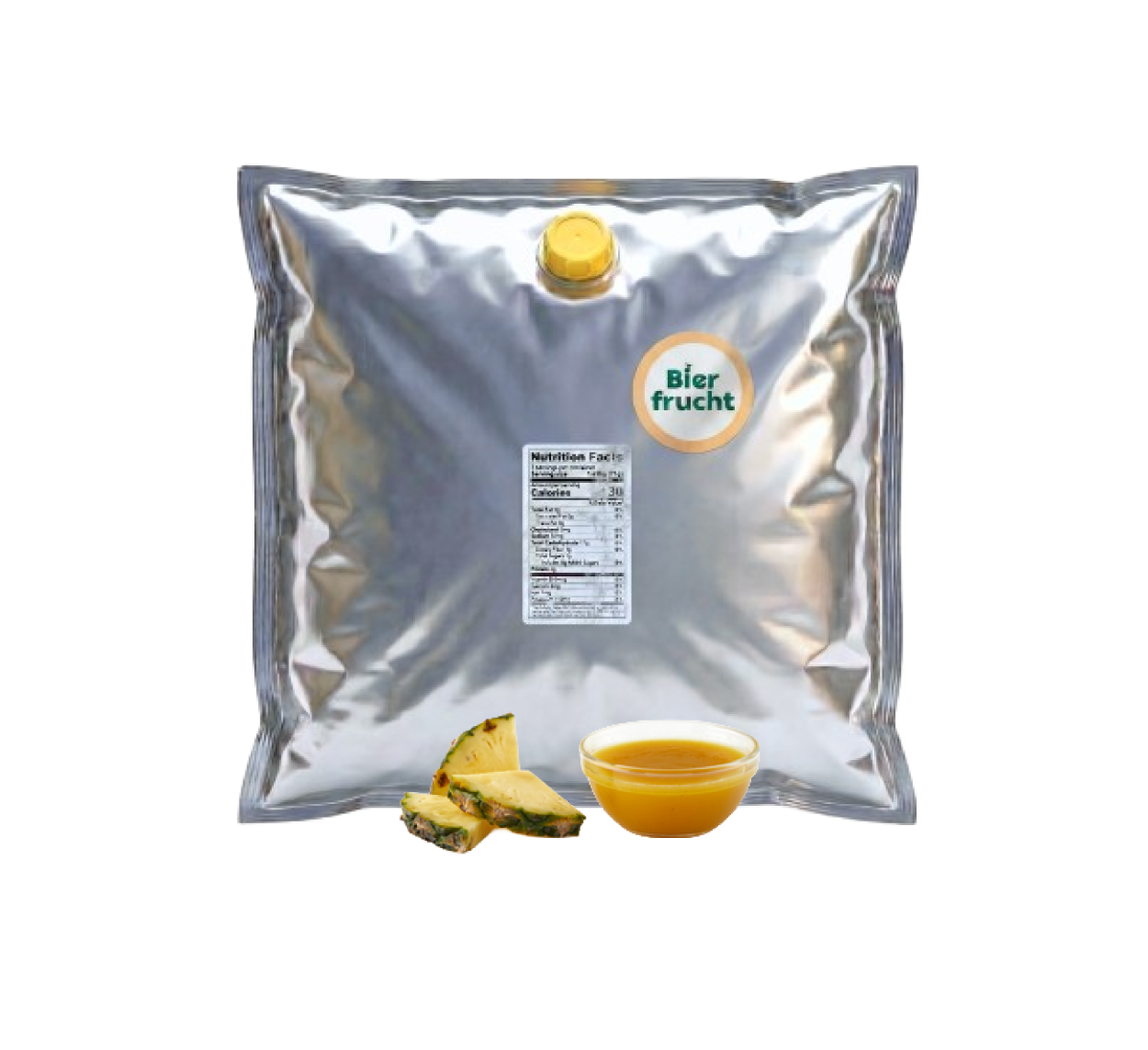 Pineapple Fruit Purée 44 Lb bag in box