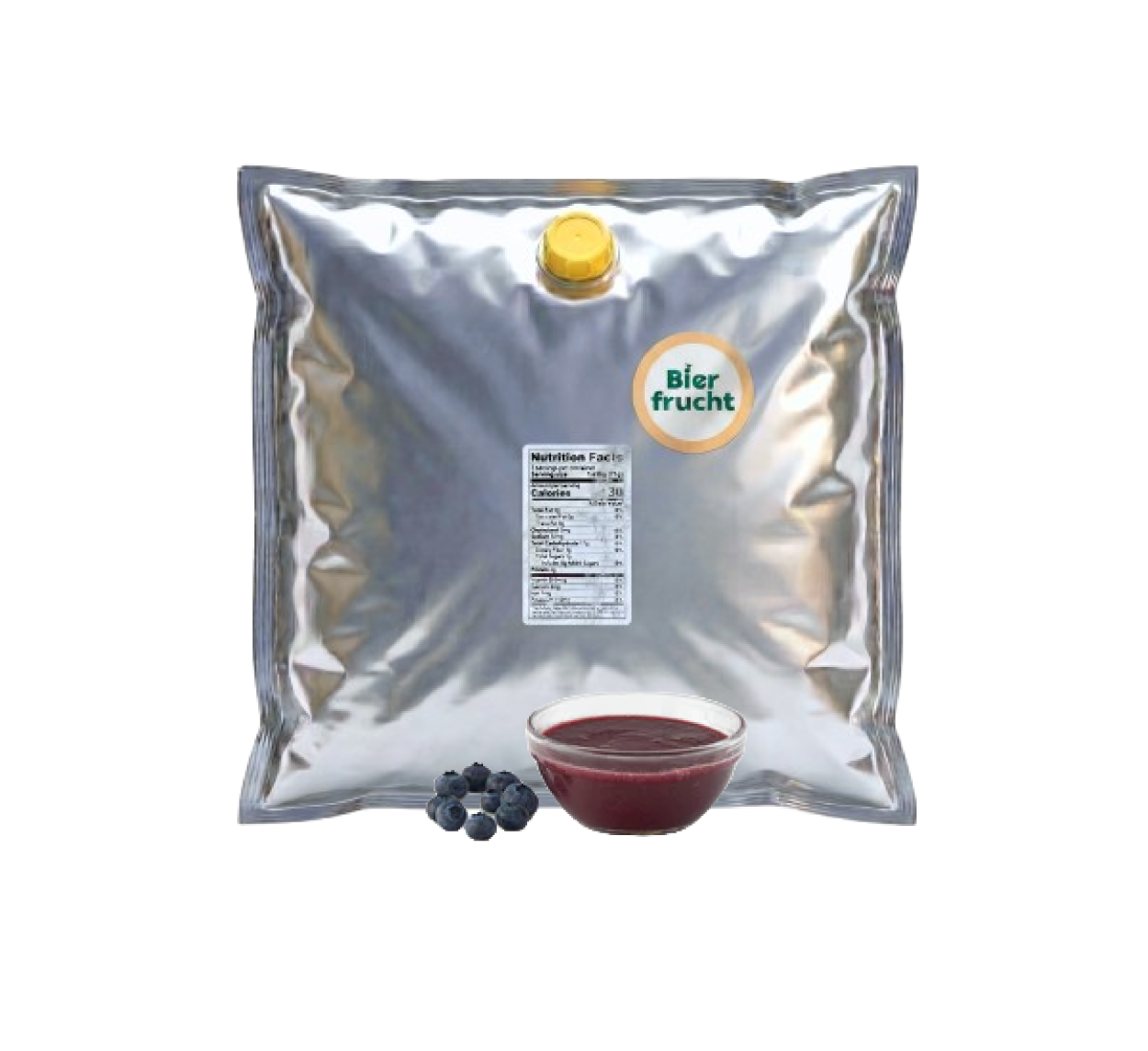 Blueberry Fruit Purée 44 Lb bag in box