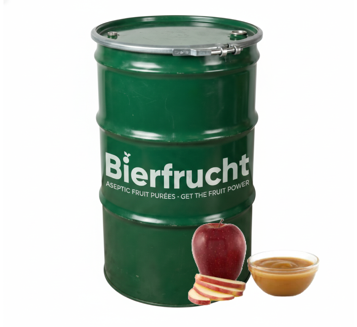 Apple Fruit Puree 485 Lb bag in drum