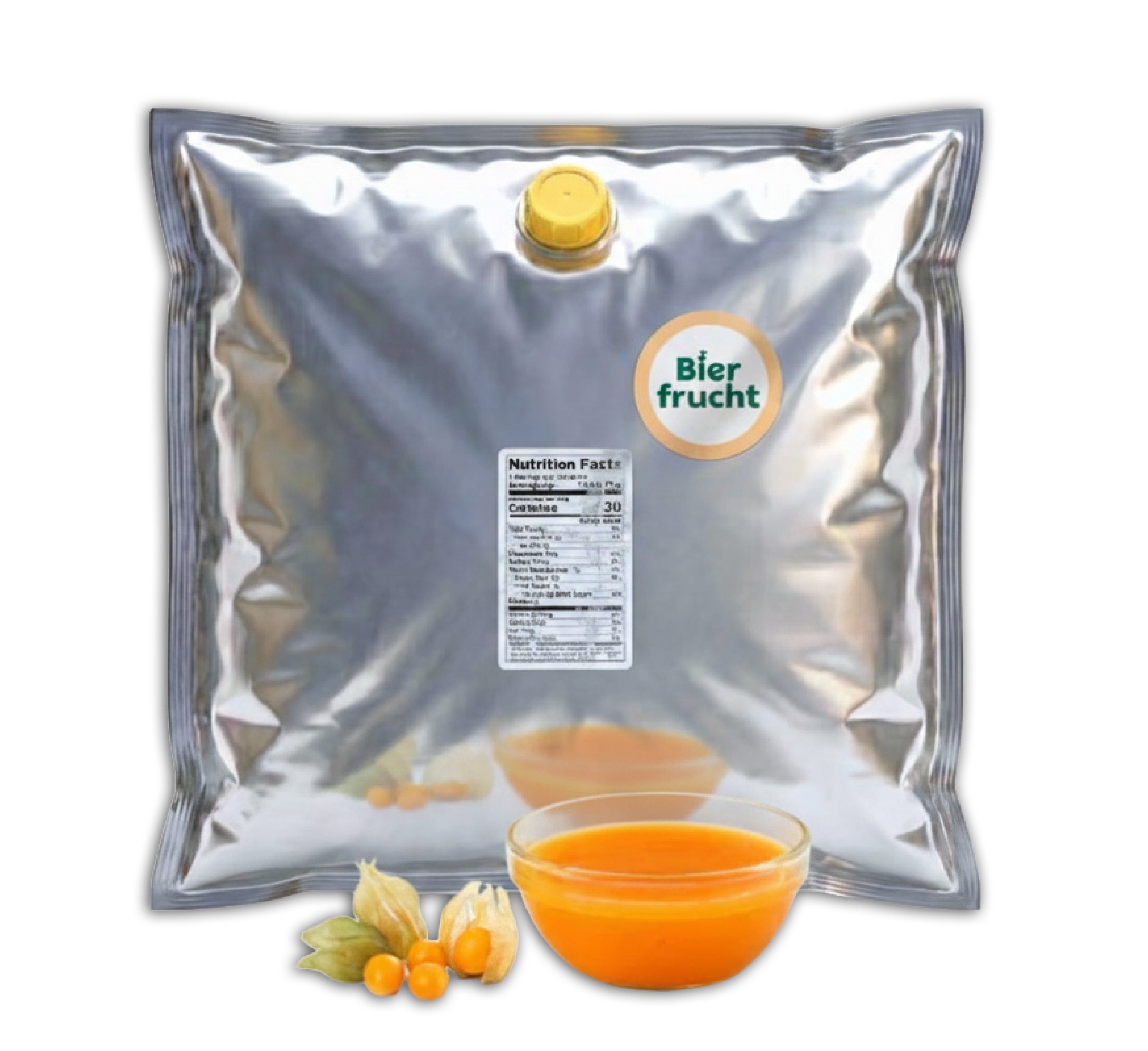 Goldenberry (Cape Gooseberry) Fruit Purée 44 Lb bag in box