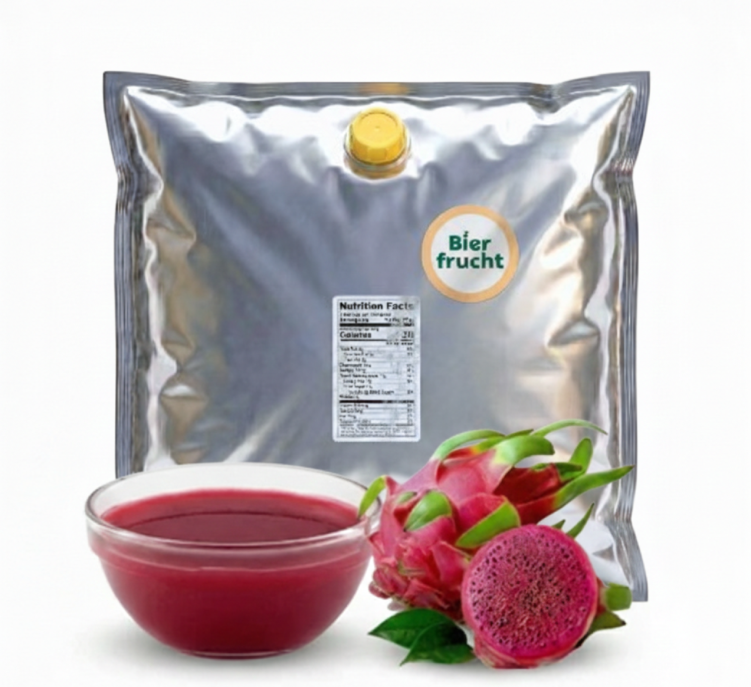 Dragon Fruit (Red) Purée 44 Lb bag in box