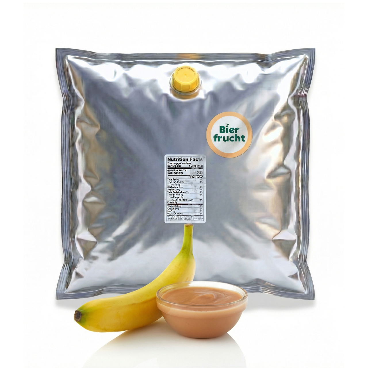 Banana Fruit Purée 44 Lb bag in box
