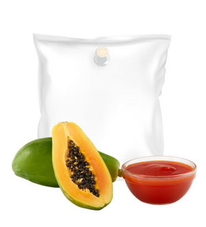 Papaya Aseptic Fruit Puree for the Food Industry - Sweet papaya puree for various food applications.