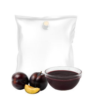Plum Aseptic Fruit Puree for the Food Industry - Sweet and tart plum puree for enhancing food products.