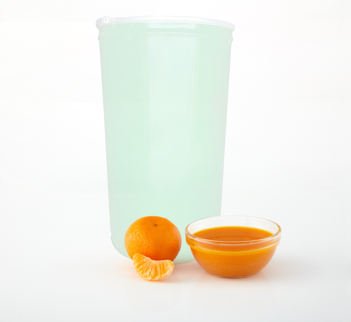 Tangerin Aseptic Fruit Puree for the Food Industry - Bright tangerine flavor for food industry use.