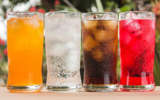 Irresistible Carbonated Drinks Combined with Fruit Puree