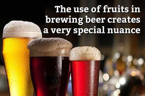 The use of fruits in brewing beer creates a very special nuance!