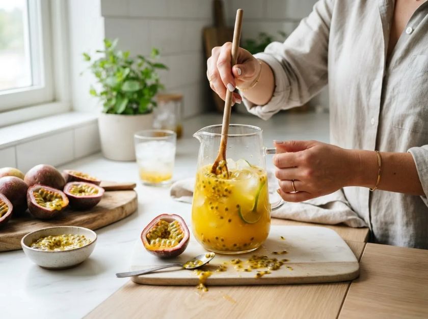 Passion fruit for drinks