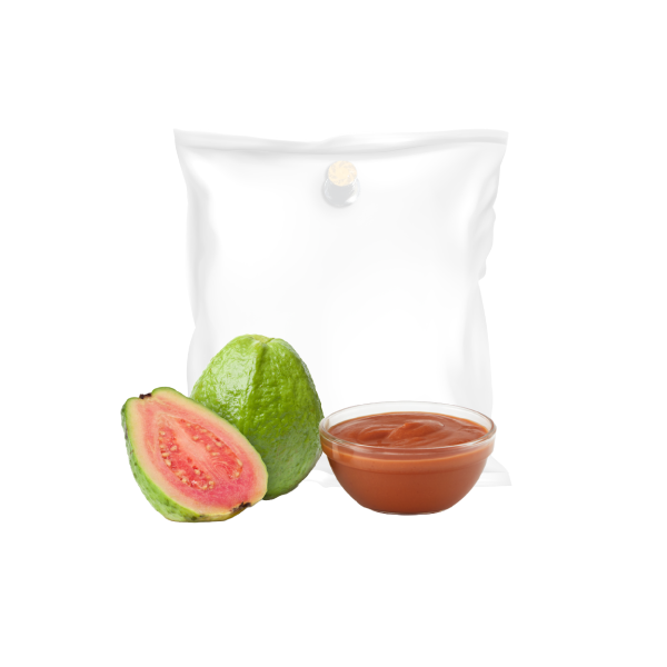 Pink Guava Fruit Purée 11 Lb bag in bag