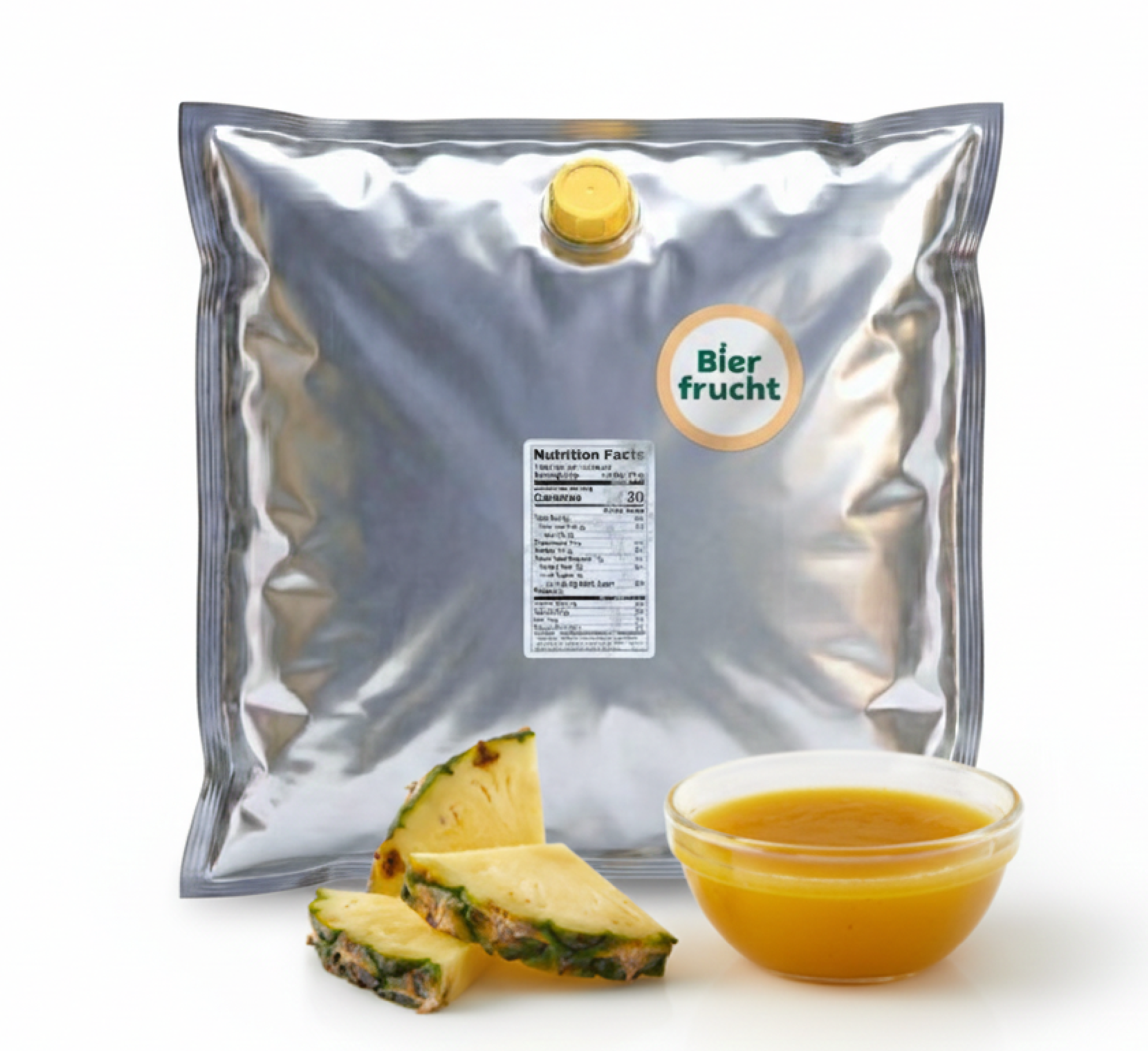 Pineapple Fruit Purée 44 Lb bag in box