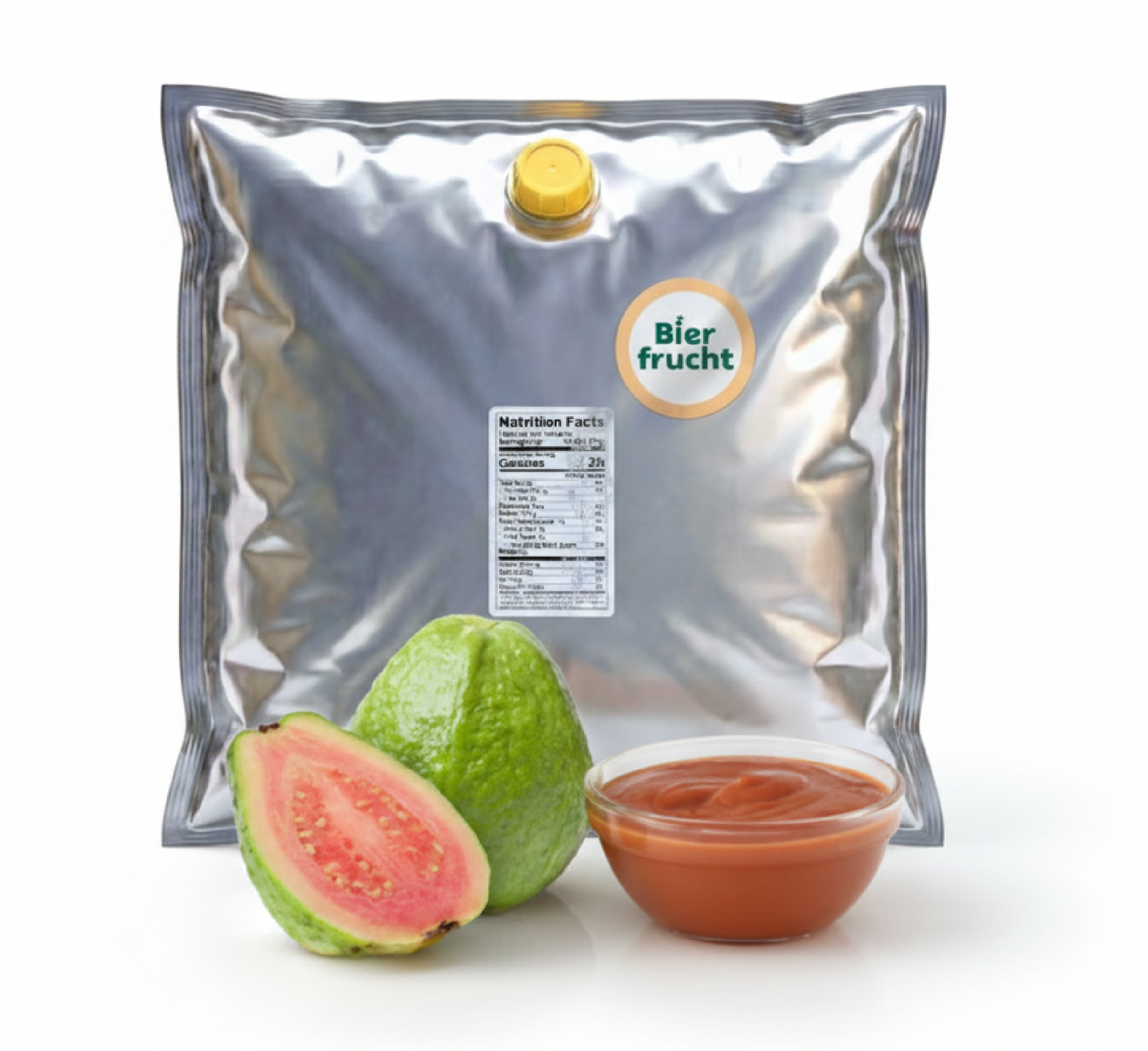 Pink Guava Fruit Purée 44 Lb bag in bag