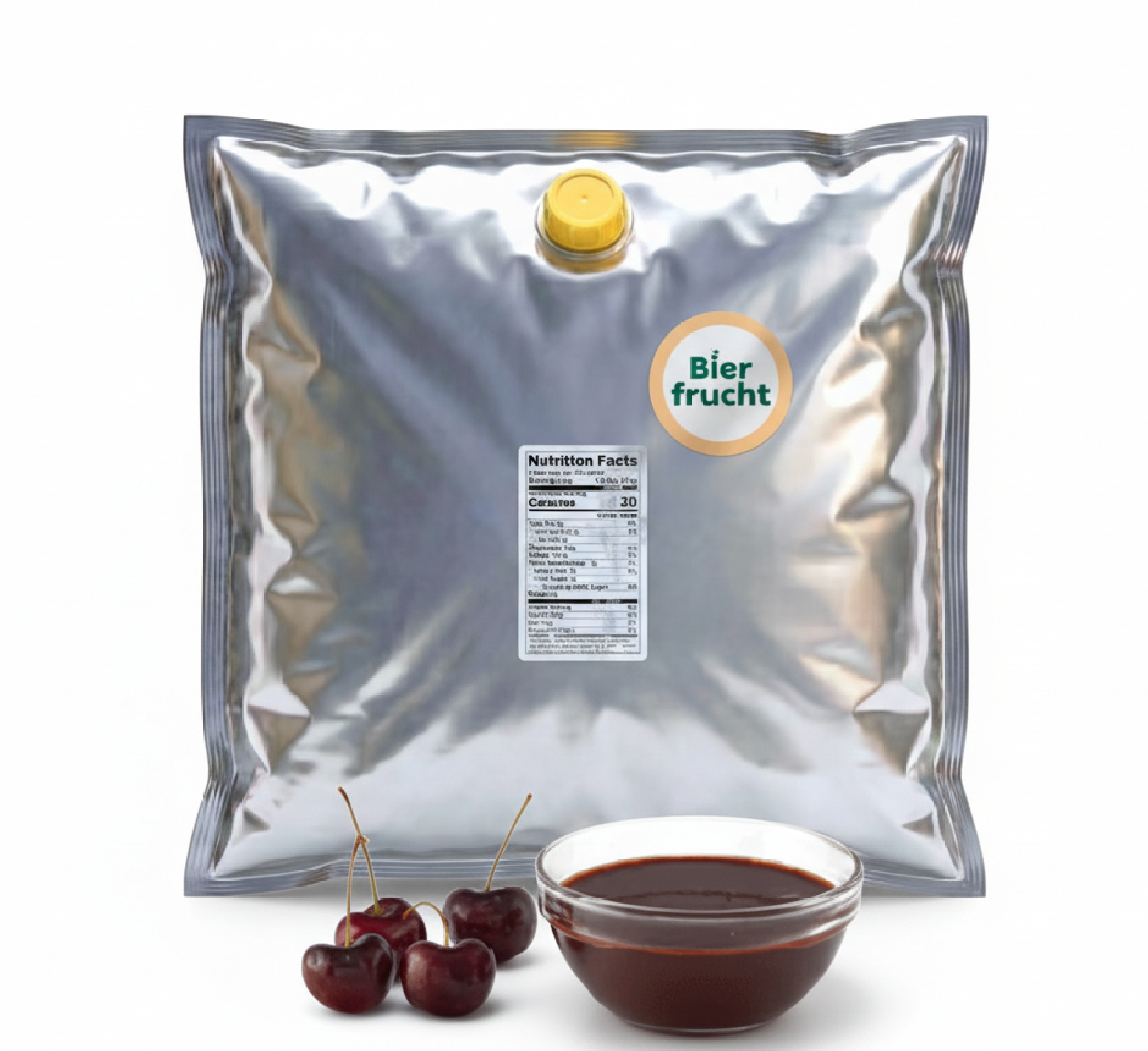 Sweet Cherry Fruit Purée 44 Lb bag in box