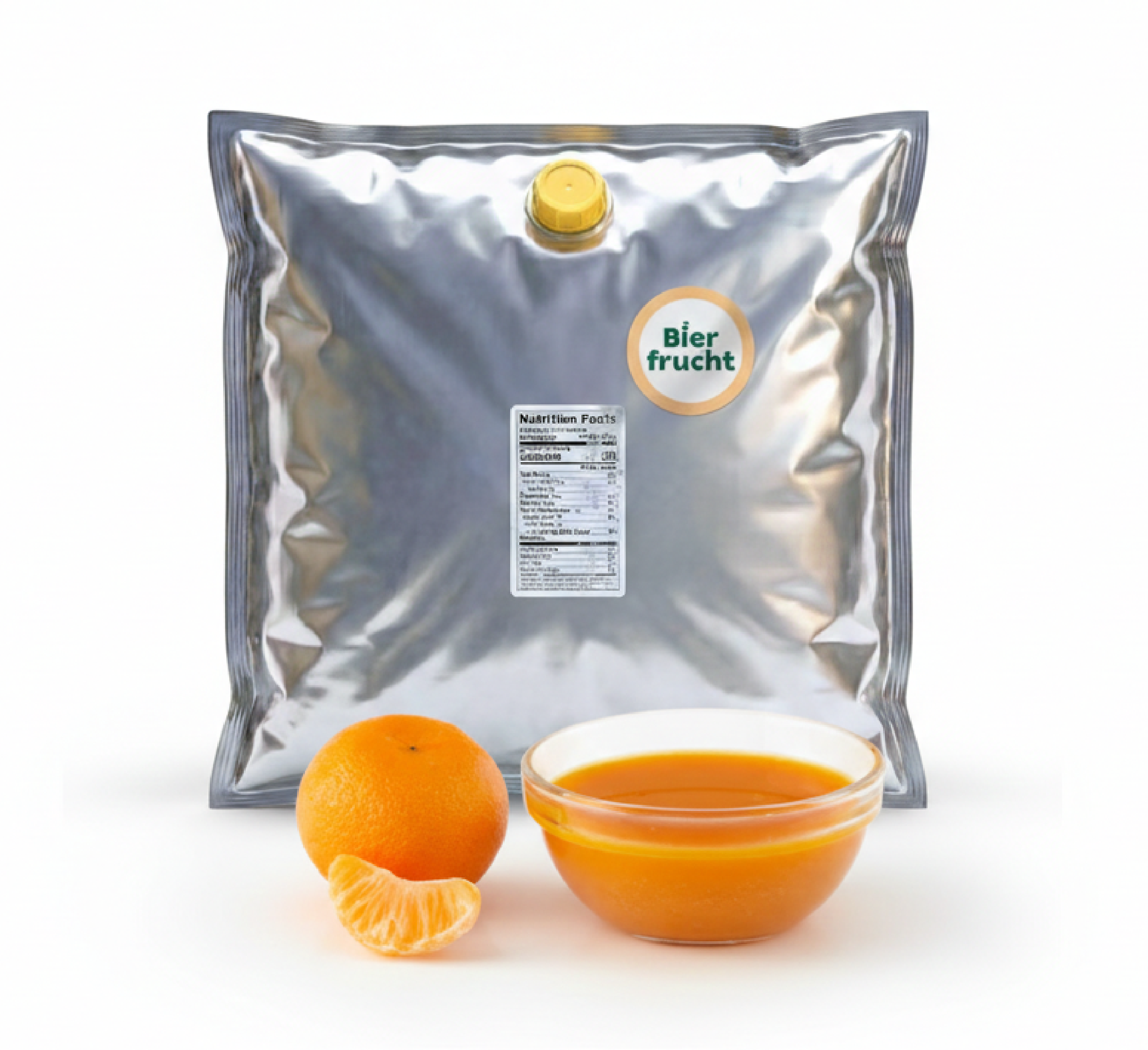 Tangerine Fruit Purée 44 Lb bag in box