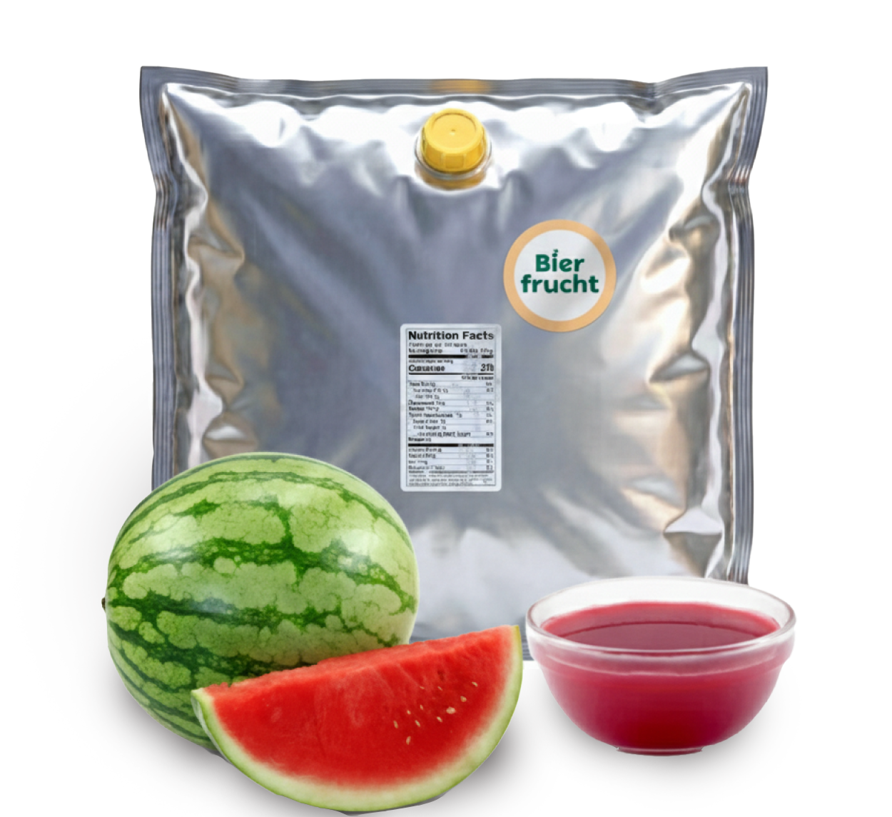 Watermelon Fruit Purée 44 Lb bag in box