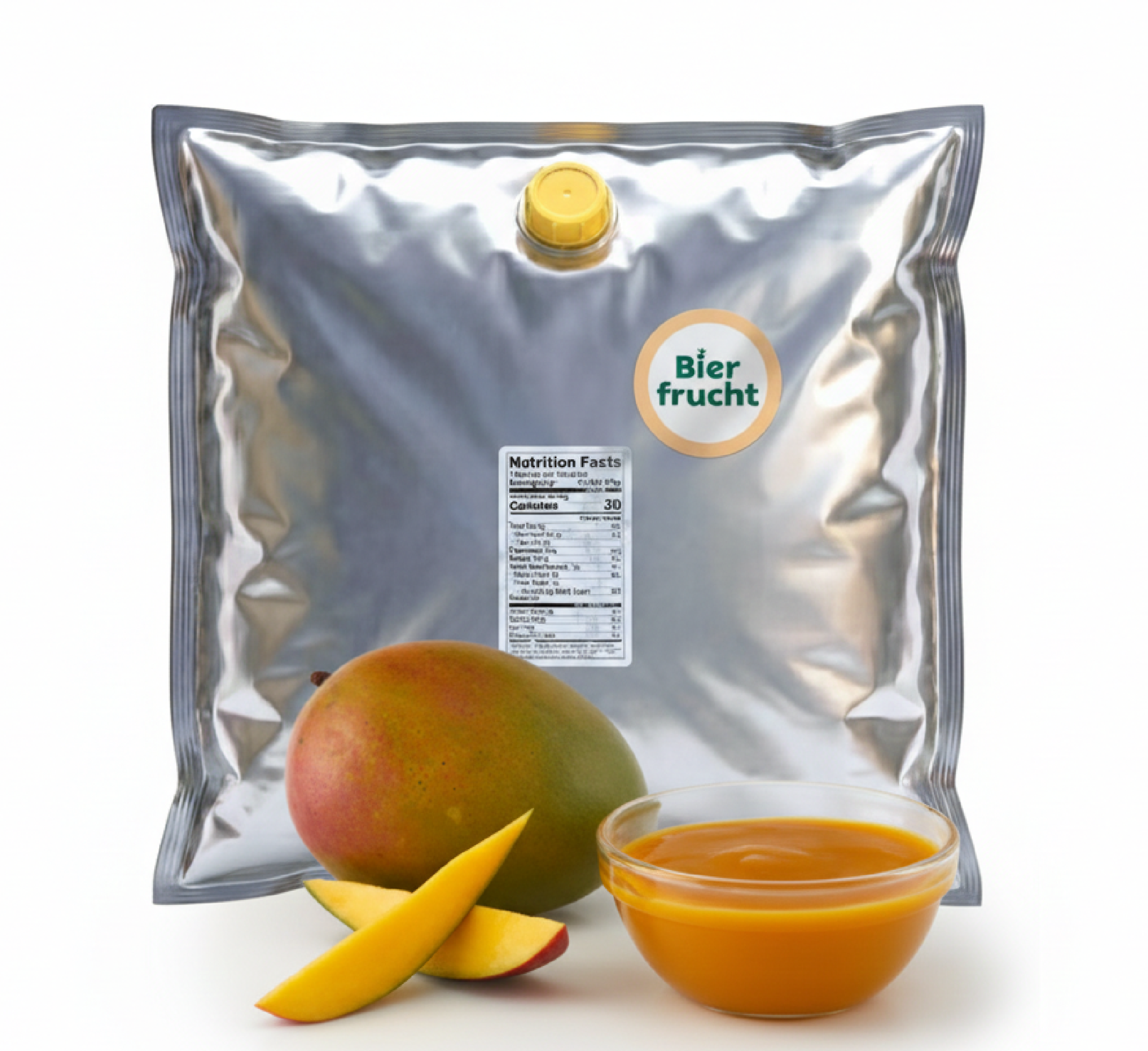 Mango Fruit Purée 44 Lb bag in box