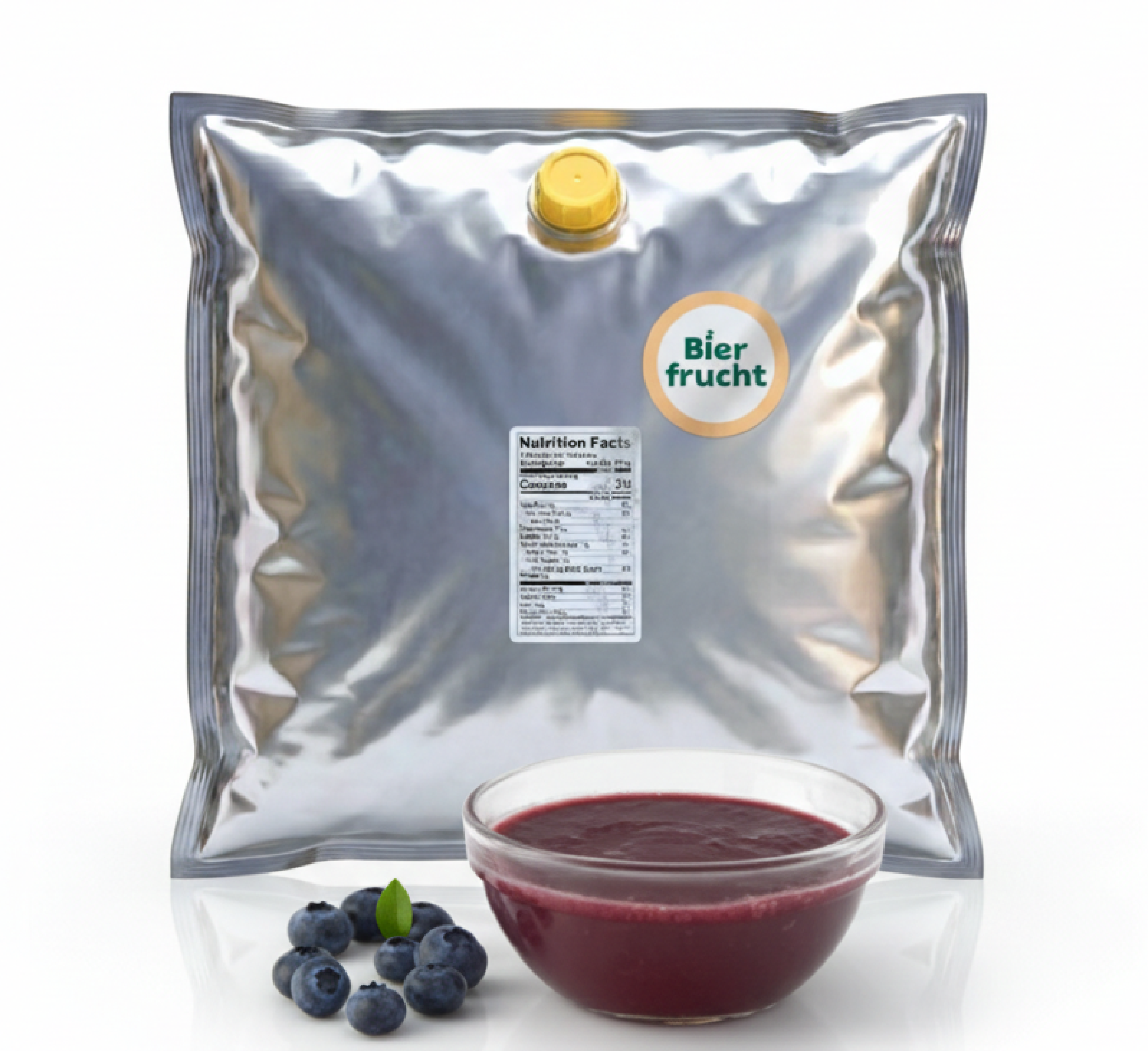 Blueberry Fruit Purée 44 Lb bag in box