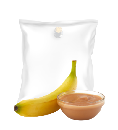Banana Aseptic Fruit Puree for the Food Industry - Perfect for enhancing food products and beverages.