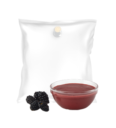 Blackberry Fruit Purée 44 Lb bag in box