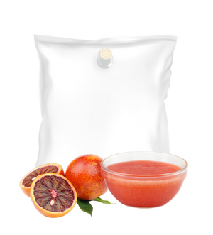 Blood Orange Aseptic Fruit Puree for the Food Industry - Provides tangy citrus flavor for brewers and food producers.