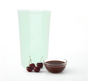 Cherry Aseptic Fruit Puree for the Food Industry - Sweet and tart cherry flavor for various food applications.