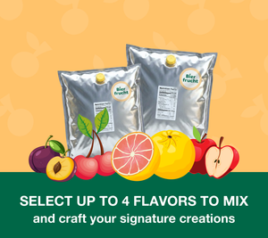 Free sample aseptic fruit puree breweries, hard seltzers, beverages, ice cream, sauces, desserts, and food manufacturing applications