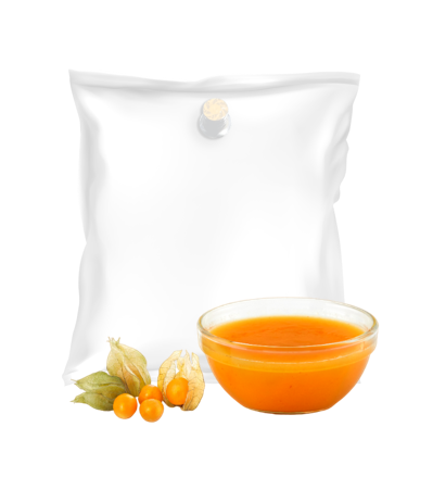 Goldenberry Aseptic Fruit Puree for the Food Industry - Tangy and sweet flavor for brewers and food products.