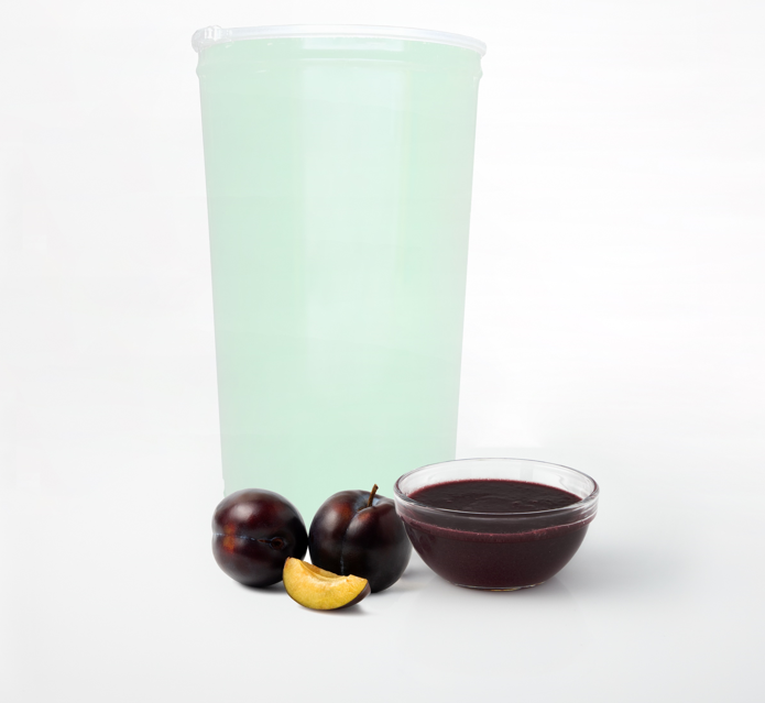 Plum Aseptic Fruit Puree for the Food Industry - Sweet and tart plum puree for enhancing food products.