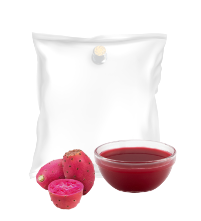 Red Prickly Pear Fruit Purée 44 Lb bag in box