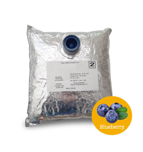 4.4 Lb Blueberry Aseptic Fruit Purée Bag