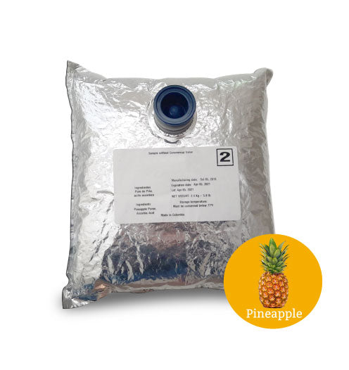 4.4 Lb Pineapple Aseptic Fruit Purée Bag